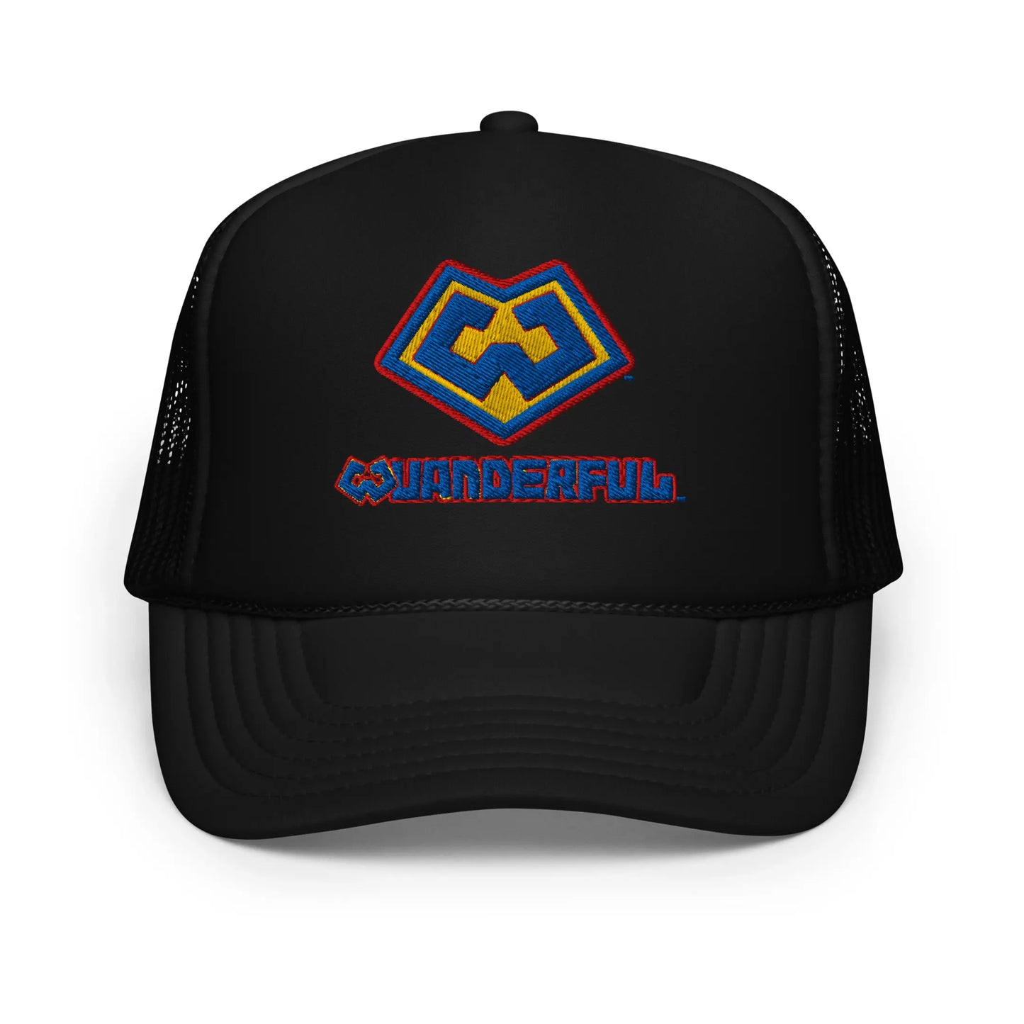 Wuanderful Locos logo on a limited edition black trucker-style cap