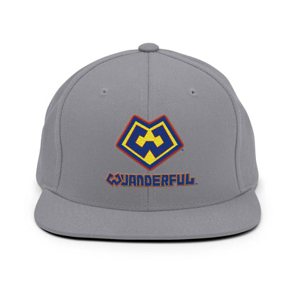 Wuanderful Locos logo on a limited edition grey snapback cap