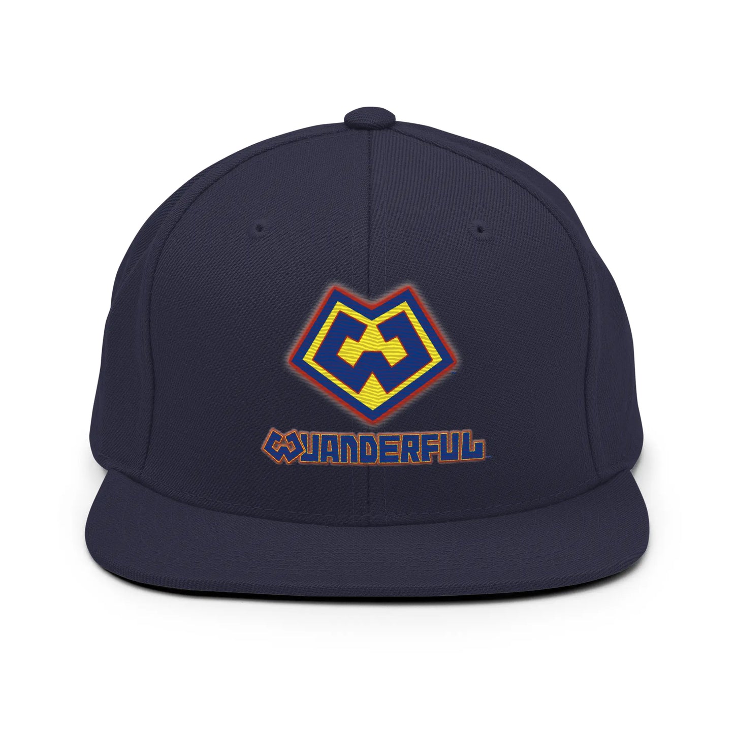 Wuanderful Locos logo on a limited edition navy blue snapback cap