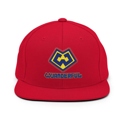 Wuanderful Locos logo on a limited edition red snapback cap